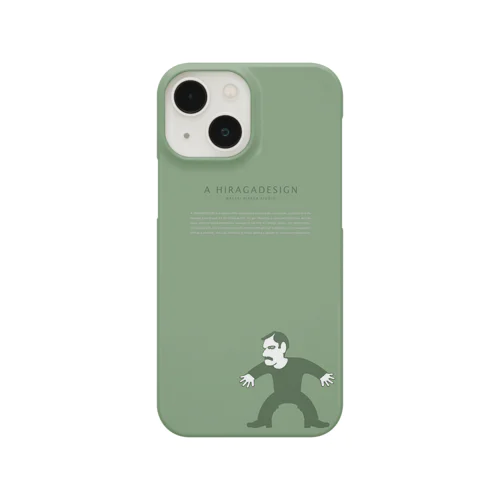 フランチェスコ_スマホケース_灰緑 Smartphone Case