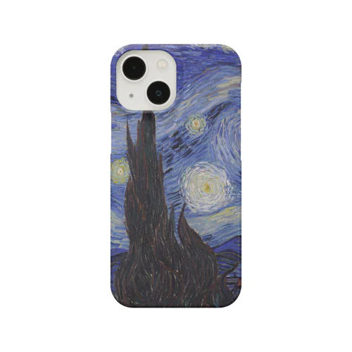 005-004　ゴッホ　『星月夜』　スマホケース　表側面印刷　iPhone 13mini/12mini専用デザイン　SC2 Smartphone Case