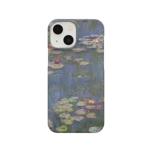 004-001　クロード・モネ　『睡蓮』(1916年）　スマホケース　表側面印刷　iPhone 13mini/12mini専用デザイン　SC2 iPhone Smartphone Case
