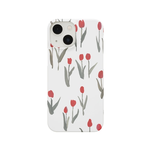 tulip red Smartphone Case