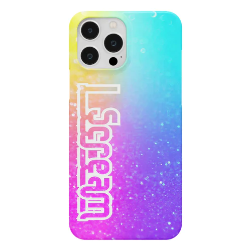 WT I Scream Glitter Rainbow Smartphone Case