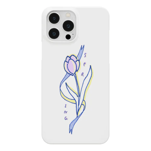 春が待ち遠しい (チューリップ) Smartphone Case