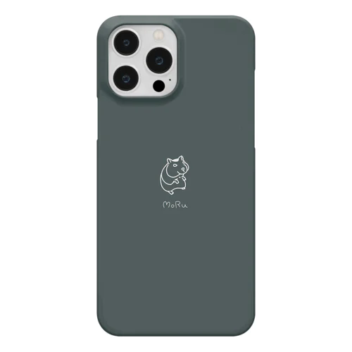Moruのスマホケース(霞緑) Smartphone Case