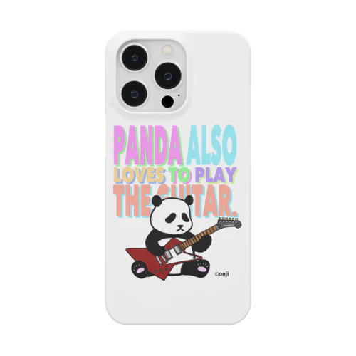 PANDA ALSO LOVES TO PLAY THE GUITAR. EXP スマホケース