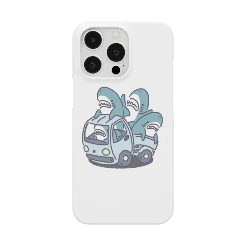 サメがたくさんトラックに Smartphone Case