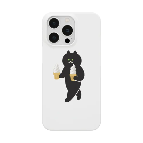 ソフトクリームを急ぎめに運ぶねこ Smartphone Case