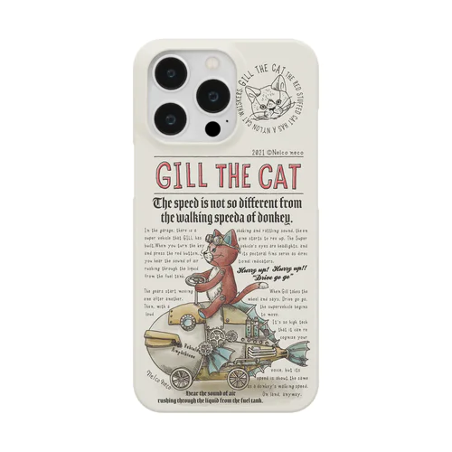 Gill the Cat iPhone case SV赤いぬいぐるみのねこ スマホケース