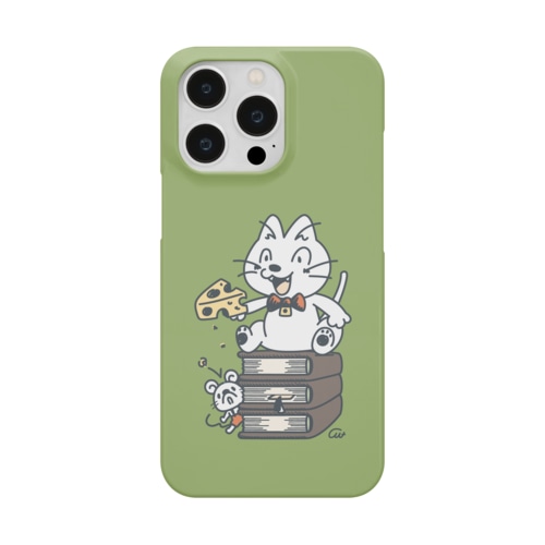 ねことネズミと例のチーズ Aミドリ Smartphone Case