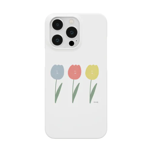 チューリップ、3本。 Smartphone Case