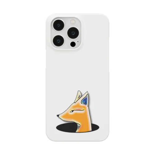 穴からひょっこり狐さん Smartphone Case