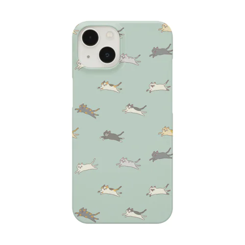 ねこたくさん　ミント Smartphone Case