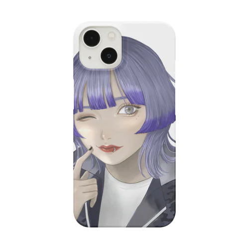 お顔つよつよちゃん【指描き】 Smartphone Case