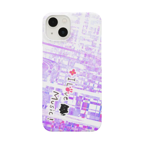 KemoNe-NOISE　パープル　スマホケース Smartphone Case