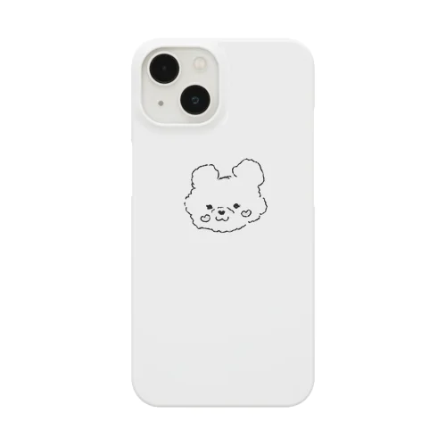 ふわもこのくまちゃん スマホケース