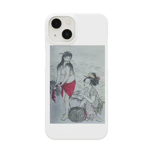 歌麿の鮑取り Smartphone Case