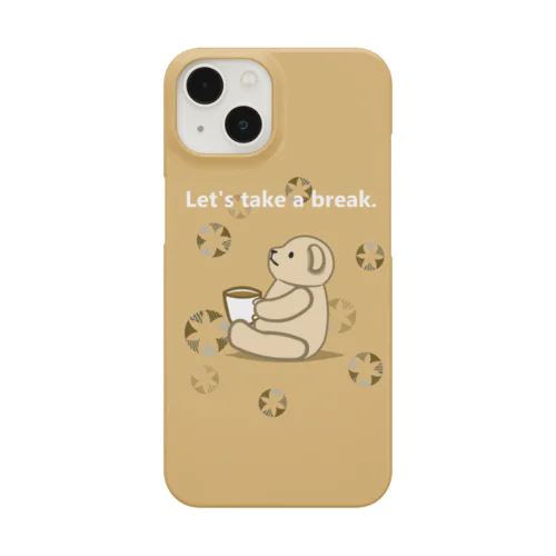 coffee break（ブラウン） Smartphone Case