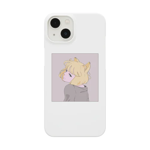 見返り美猫(Color) Smartphone Case