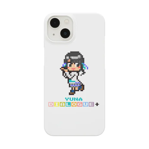 ドットDIALOGUE＋ ゆーな推しホワイトスマホケース Smartphone Case