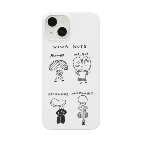 VIVA NUTS 4 （シロクロ） スマホケース