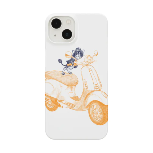 チワワのすっちゃんバイクに乗る Smartphone Case