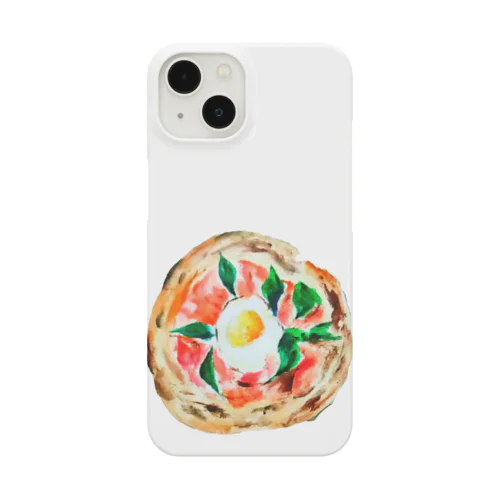 ピザ ビスマルク 水彩画 Smartphone Case