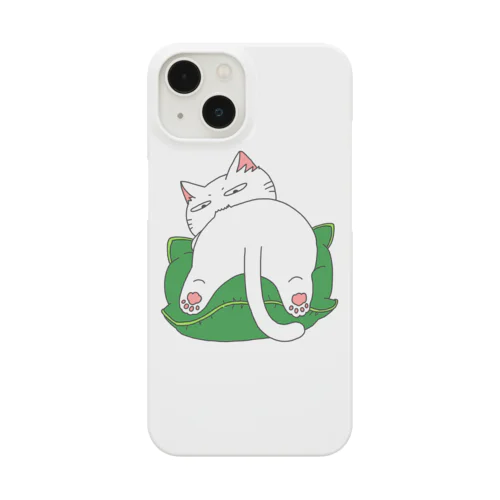 ダイブにゃんこ(白猫ちゃん) Smartphone Case