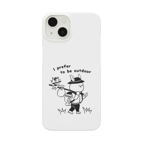 私はアウトドア派です Smartphone Case