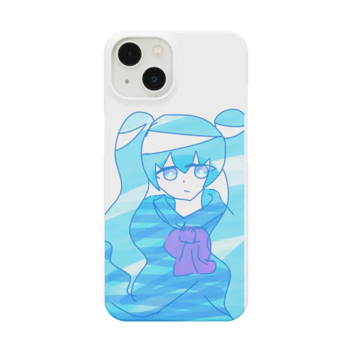 青い女の子 Smartphone Case