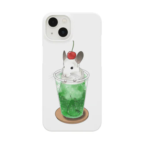 チンチラのメロンクリームソーダ(緑) Smartphone Case