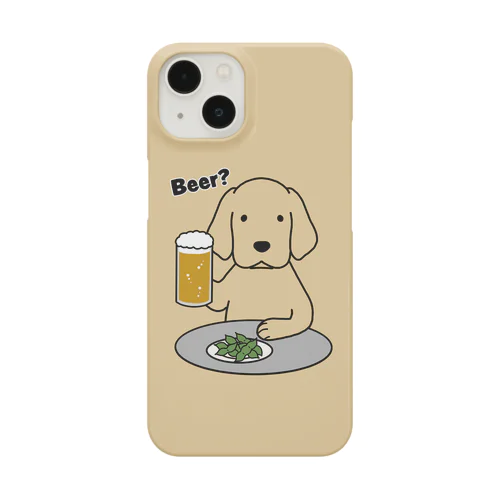 ビールと枝豆（黄） Smartphone Case