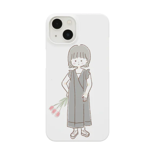 チューリップと女の子 Smartphone Case