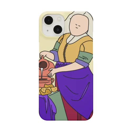 よってる牛乳を注ぐ女 Smartphone Case