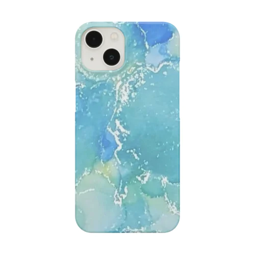 インクアート ブルー系 Smartphone Case