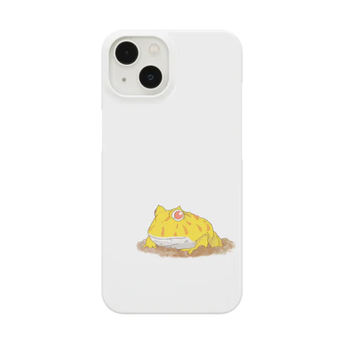 ライムグリーン🐸ツノガエル Smartphone Case