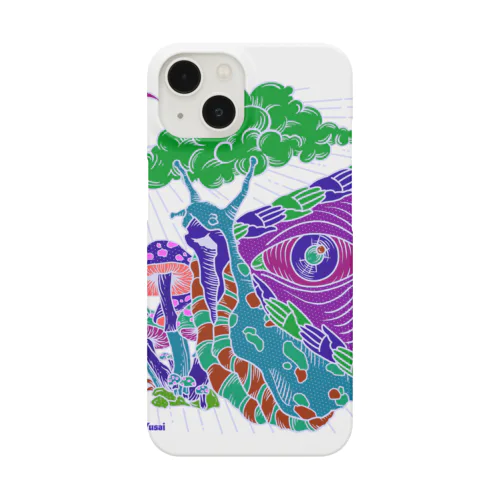 かたつむりさん iPhone Smartphone Case