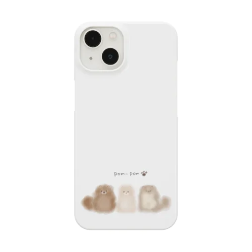 ポメラニアン３きょうだい iPhone Smartphone Case