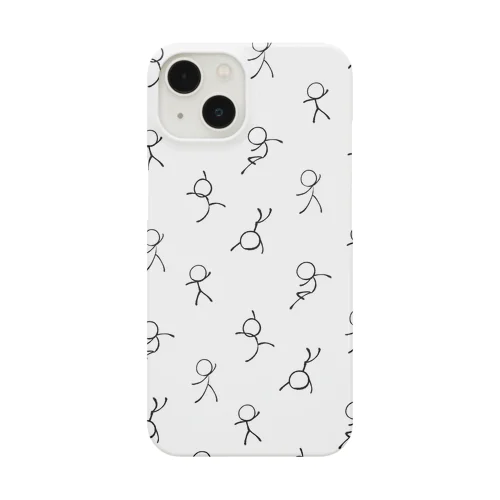 stickman(白) Smartphone Case