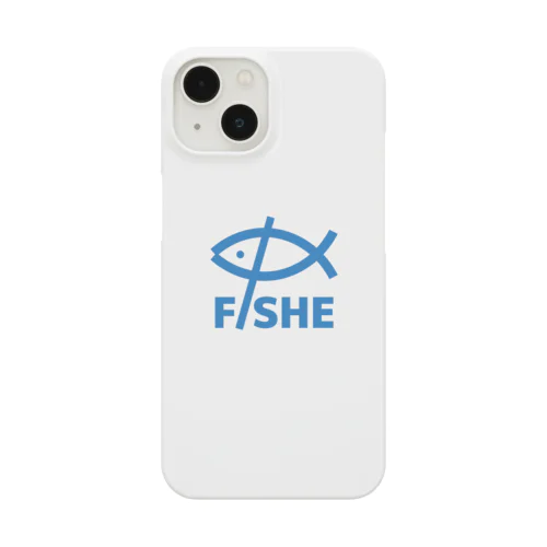 $FISHE Print Blue Smartphone Case