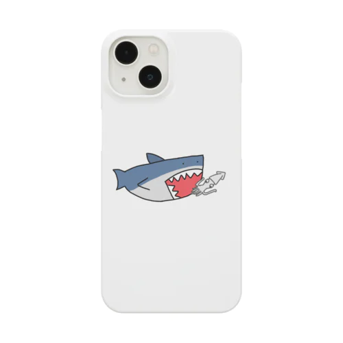 サメとイカ ～Shark and squid～ Smartphone Case