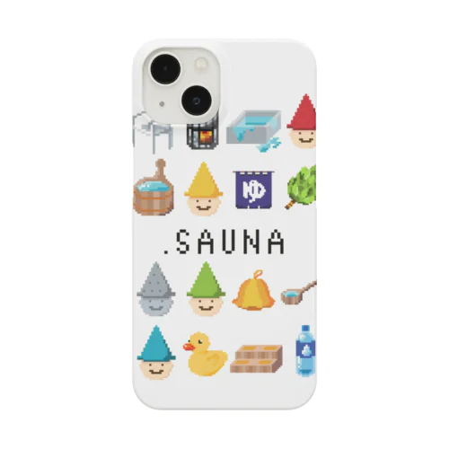 サウナアイテム集合 iPhone Smartphone Case