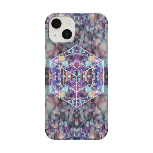 Holographic cube(dark) Smartphone Case