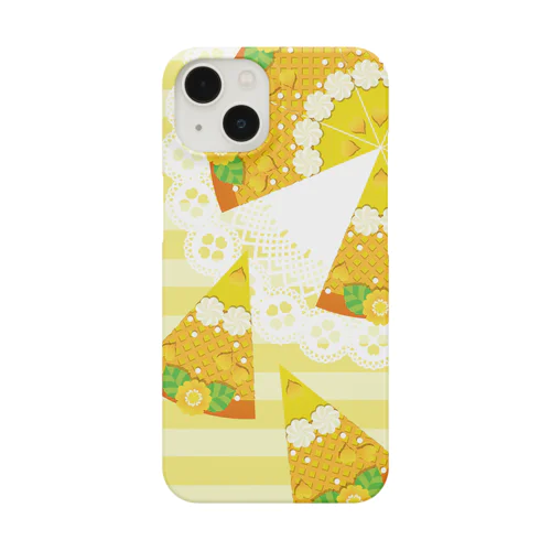 花ケーキ02【プリムラ】 iPhone Smartphone Case