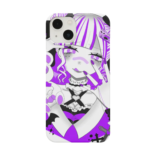 可愛いが正義ちゃん（紫） Smartphone Case