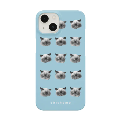 不機嫌そうな猫のししゃも Smartphone Case