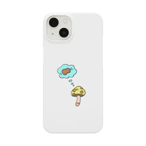 お肉食べたいねきのこさん Smartphone Case