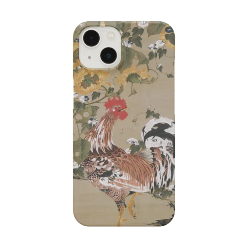 伊藤若冲《向日葵雄鶏図》 Smartphone Case