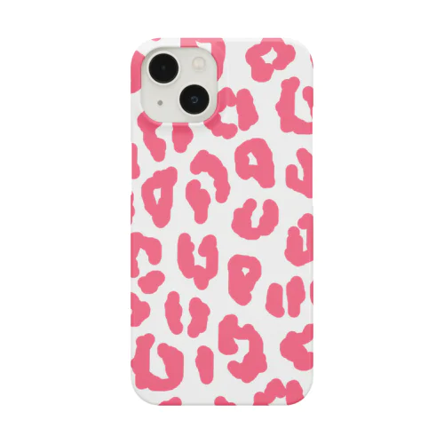 ヒョウ柄（ビビッドピンク） Smartphone Case