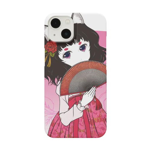 Rose-design（扇子開きVer.） Smartphone Case