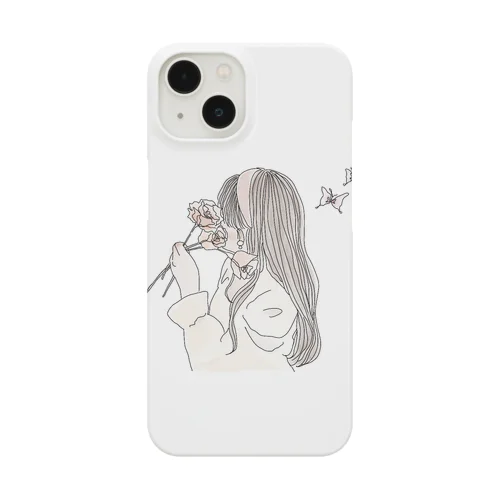 白紙女の子 Smartphone Case