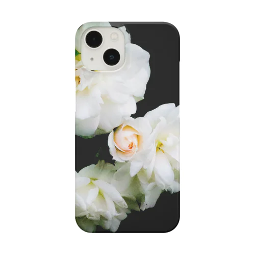 浮かび上がる白薔薇 Smartphone Case